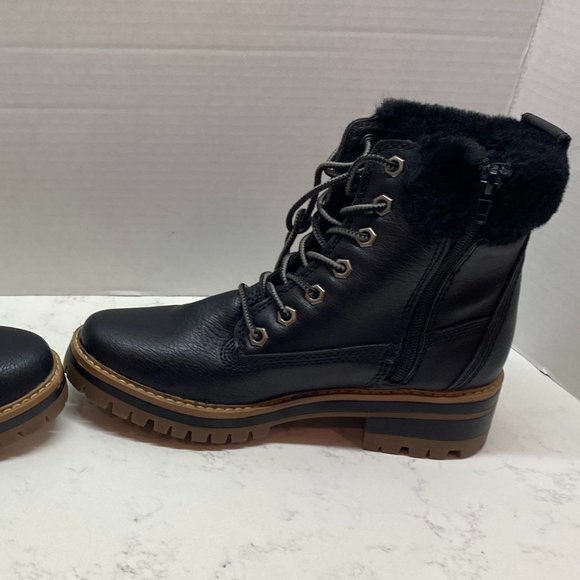 Madden Girl Black Lace Up Boots - Picture 5 of 7